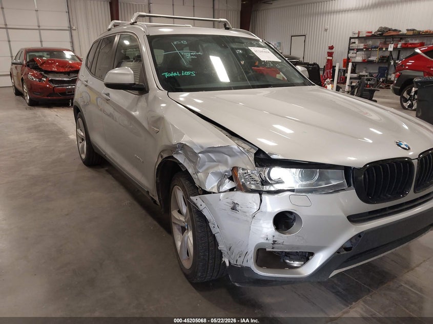 2017 BMW X3 xDrive35I VIN: 5UXWX7C58H0U42119 Lot: 45205068