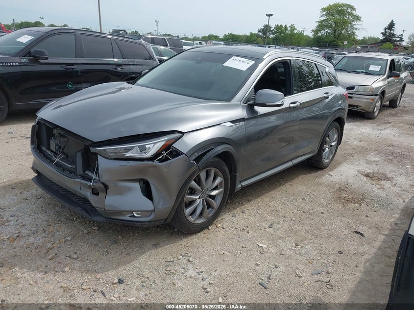 Vin: 3pcaj5ba7nf122206, lot: 45702811, infiniti qx50 luxe 20222
