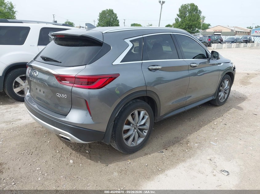 Vin: 3pcaj5ba7nf122206, lot: 45702811, infiniti qx50 luxe 20224