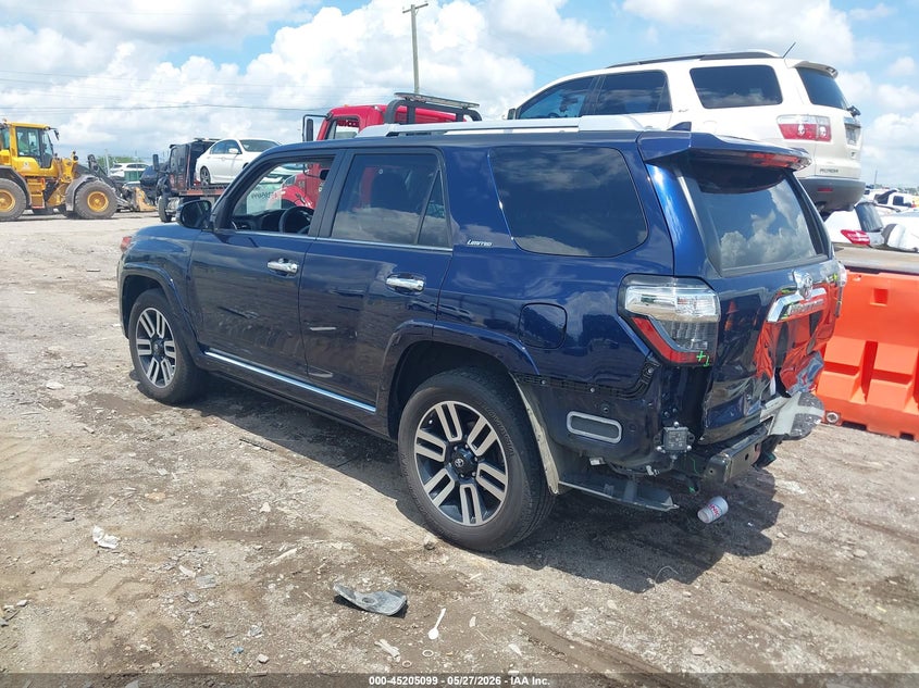 Vin: jteku5jrxn6022045, lot: 45702840, toyota 4runner limited 20223