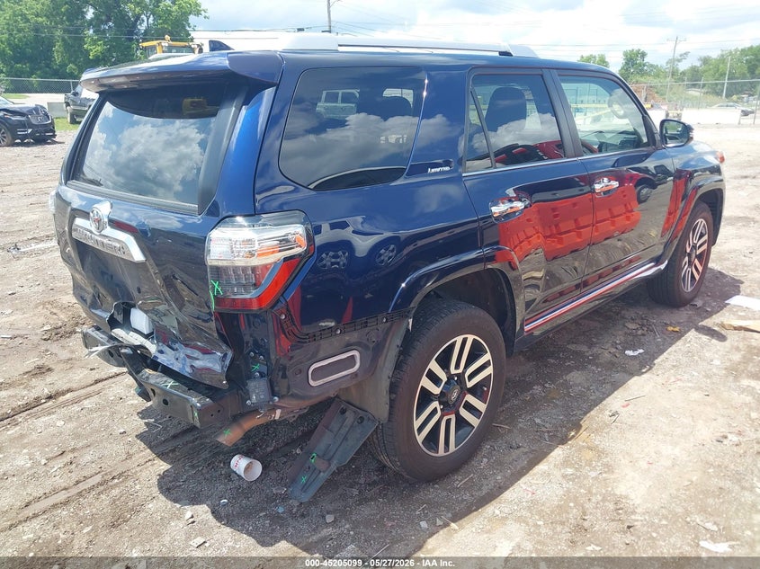Vin: jteku5jrxn6022045, lot: 45702840, toyota 4runner limited 20224