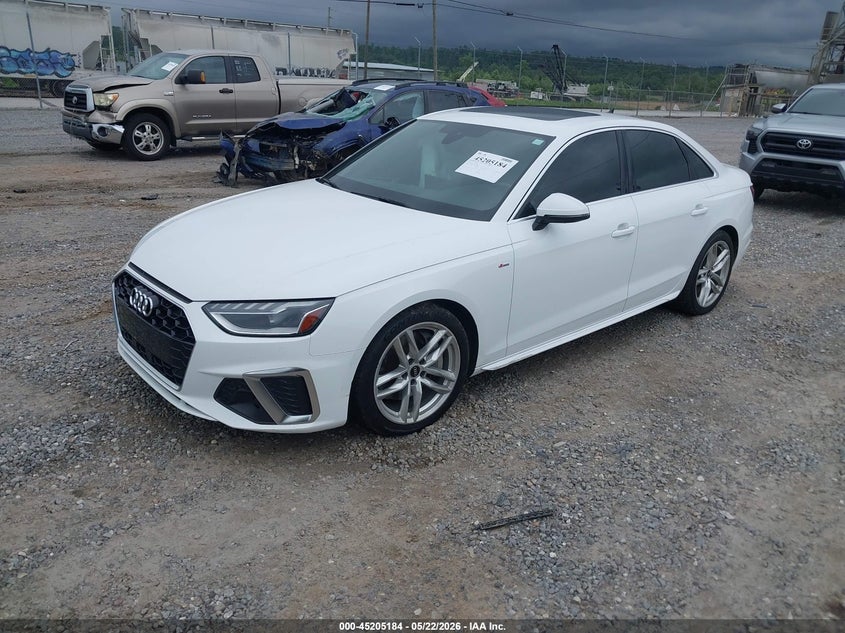 2022 Audi A4 Premium Plus 45 Tfsi S Line Quattro S Tronic WAUEAAF4XNA049899 photo 1