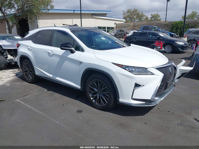 Vin: 2t2bzmca5gc044257, lot: 45702934, lexus rx 350 f sport 2016 img_1