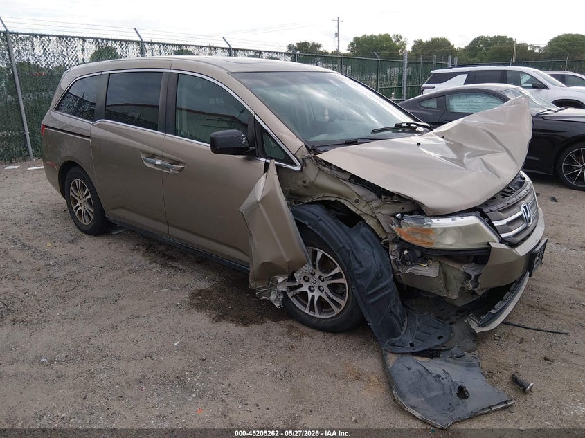 Vin: 5fnrl5h6xbb024959, lot: 45703003, honda odyssey ex-l 20111