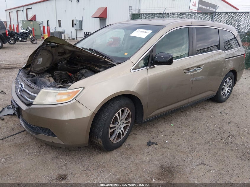 Vin: 5fnrl5h6xbb024959, lot: 45703003, honda odyssey ex-l 20112