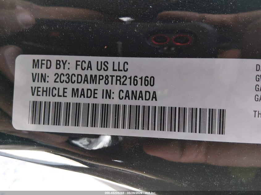 2026 DODGE CHARGER COUPE 3.0L I-6 DI, DOHC, VVT, TURBO, 550HP