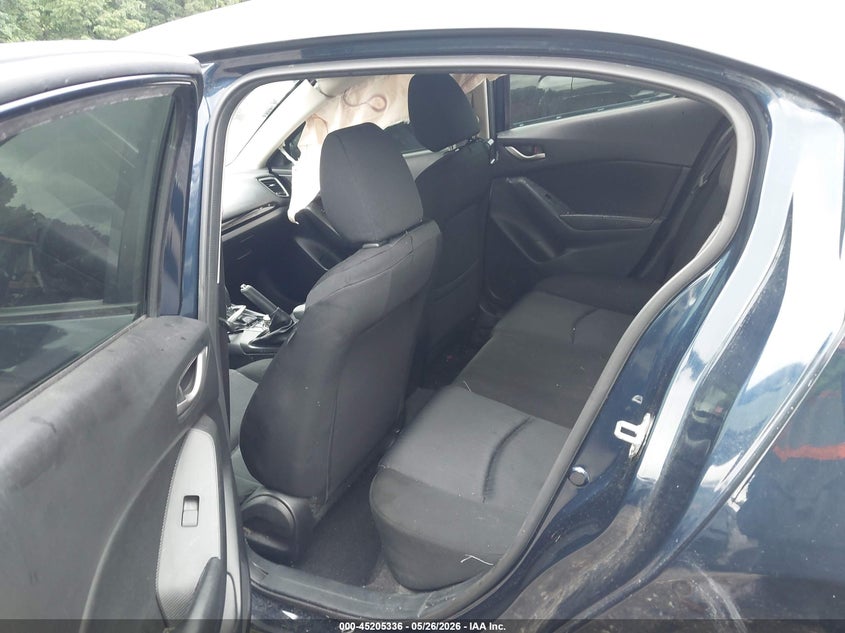 2016 MAZDA 3 SEDAN 2.0L I-4 DI, DOHC, VVT, 155HP