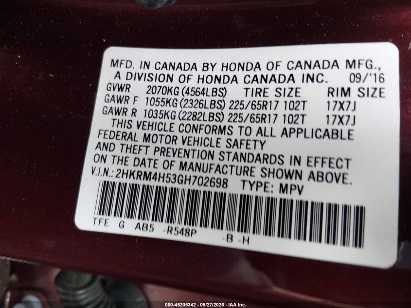 AtlanticExpress - Honda CR-V