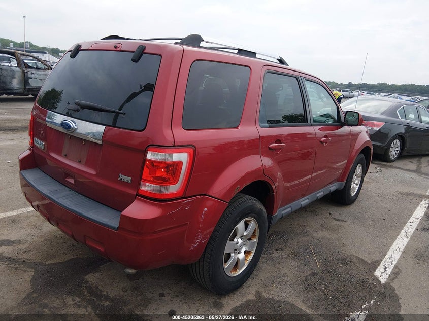2012 Ford Escape 3.0 Limited red Lot 111045205363 Vin 1FMCU0EG8CKC55748