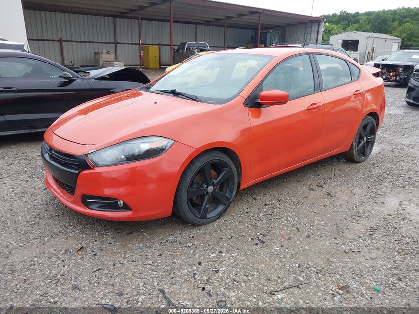 Vin: 1c3cdfeb4fd345486, lot: 45703106, dodge dart gt 20152