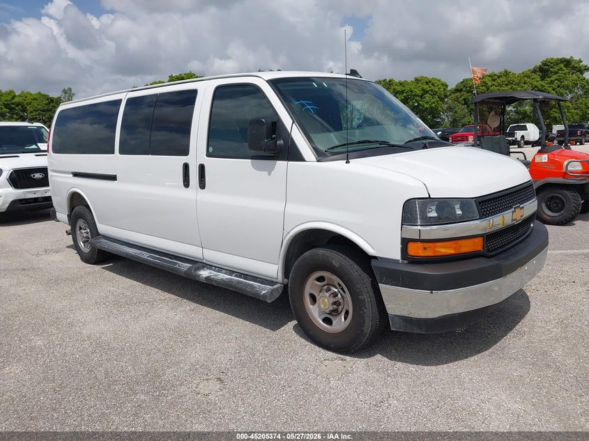 Vin: 1gazgpfp2s1228992, lot: 45703115, chevrolet express passenger rwd 3500 extended wheelbase lt 2025 img_1