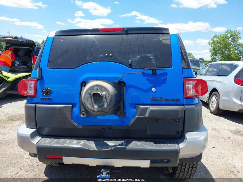 2008 Toyota Fj Cruiser VIN: JTEBU11F08K033825 Lot: 45205399