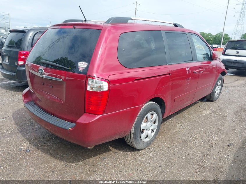 Vin: kndmg4c37a6331828, lot: 45703152, kia sedona lx 20104