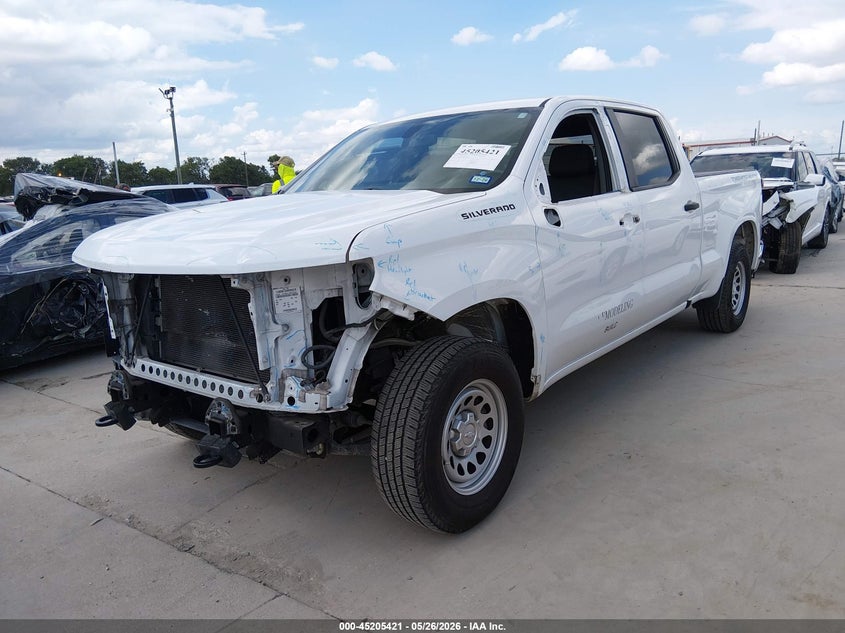 2021 Chevrolet Silverado 1500 2wd  Standard Bed Wt 3GCPWAEH2MG244266 photo 1