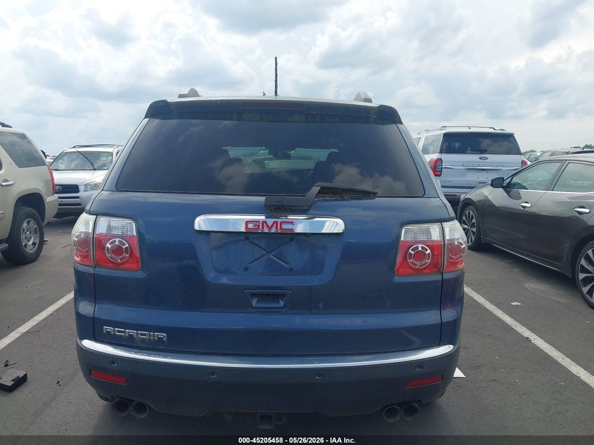 2012 Gmc Acadia 3.6 Slt-1 Blue Lot 111045205458 Vin 1GKKRRED5CJ295095