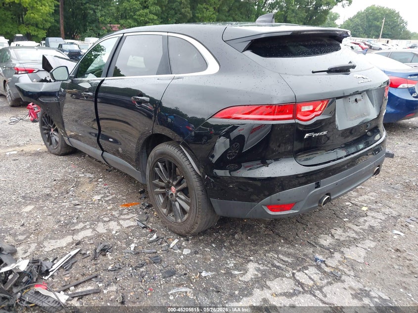 Vin: sadck2bv1ha064988, lot: 45703256, jaguar f-pace 35t prestige 20173