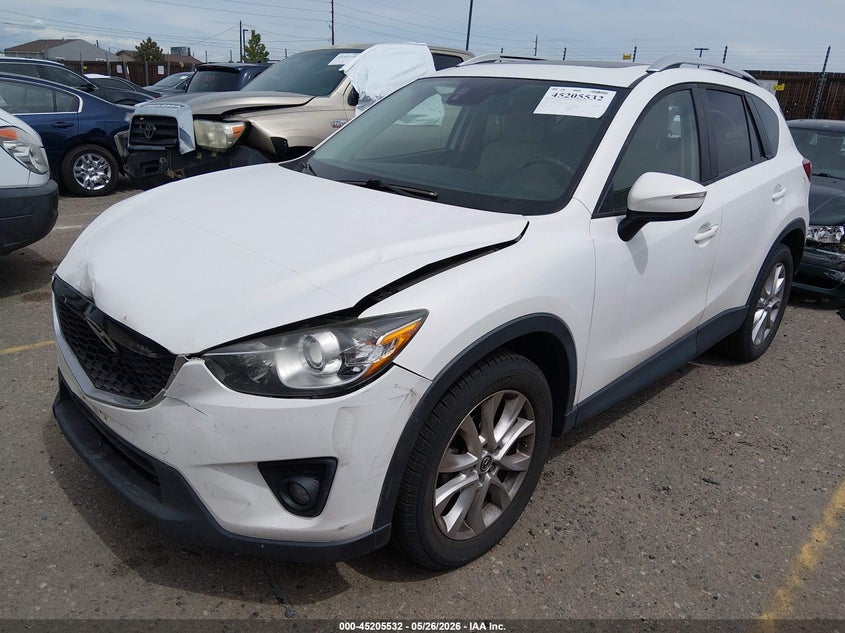 Vin: jm3ke4dy7f0493242, lot: 45703273, mazda cx-5 grand touring 20152