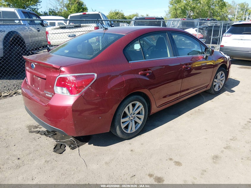 Vin: jf1gjac66fh020819, lot: 45703307, subaru impreza 2.0i premium 20154