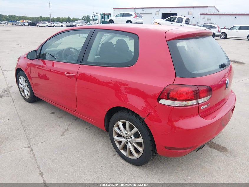 Vin: wvwaa7aj8bw284348, lot: 45703342, volkswagen golf 2.5l 2-door 20113