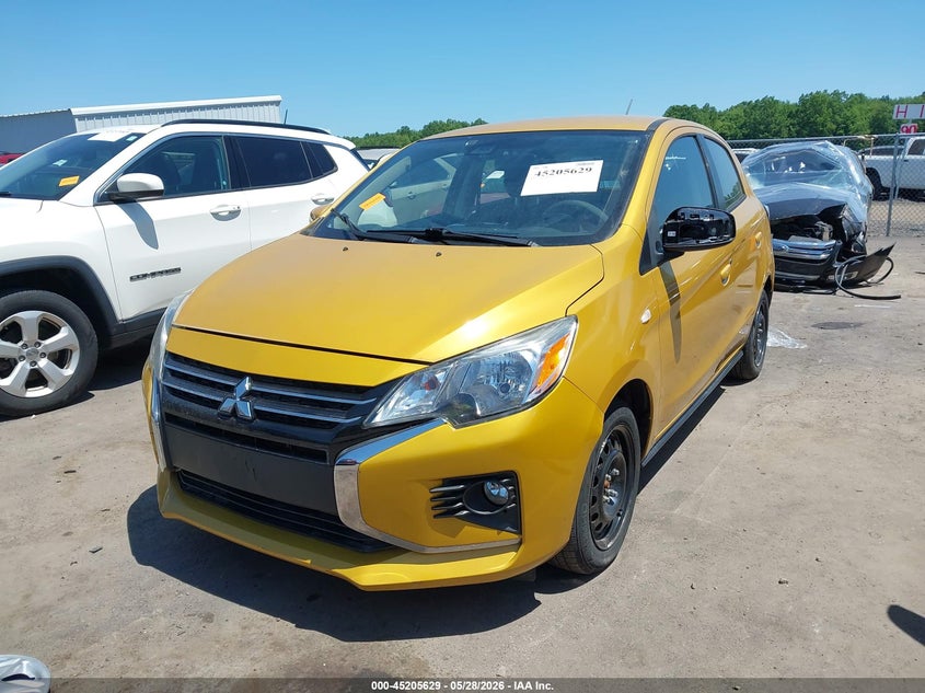 Vin: ml32auhj0mh007213, lot: 45703370, mitsubishi mirage 20212