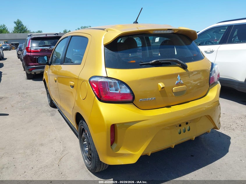 Vin: ml32auhj0mh007213, lot: 45703370, mitsubishi mirage 20213