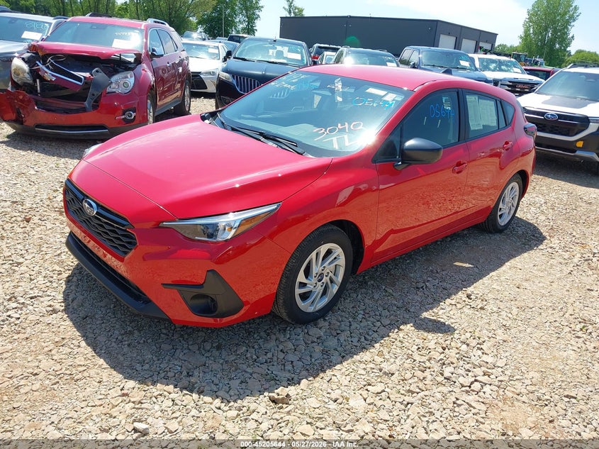 Vin: jf1guabcxs8290225, lot: 45703385, subaru impreza base 5-door 20252
