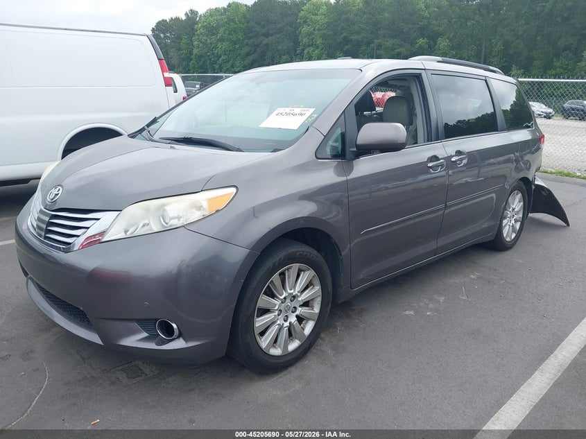 2012 Toyota Sienna Xle/Limited 5TDYK3DC1CS261271 photo 1