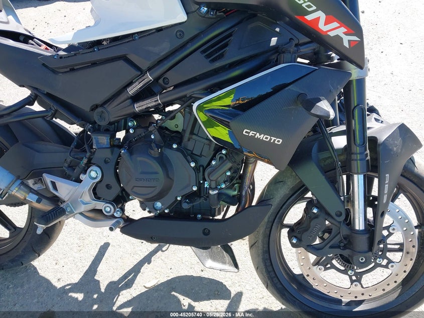 2025 CF MOTO 450NK auction photo 8