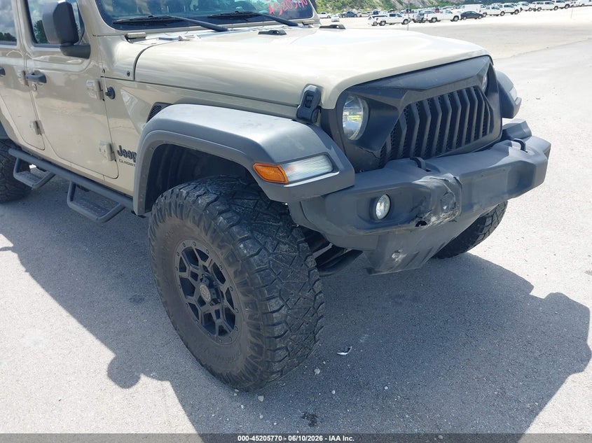 2020 Jeep Gladiator Sport VIN: 1C6HJTAG4LL157800 Lot: 56845916