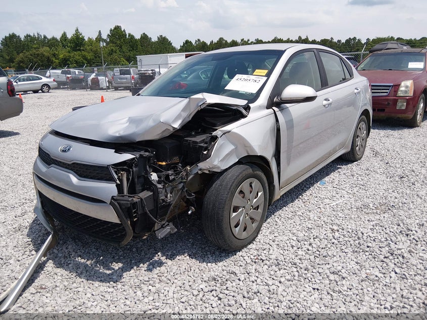 Vin: 3kpa24ad1le327039, lot: 45703523, kia rio lx 20202