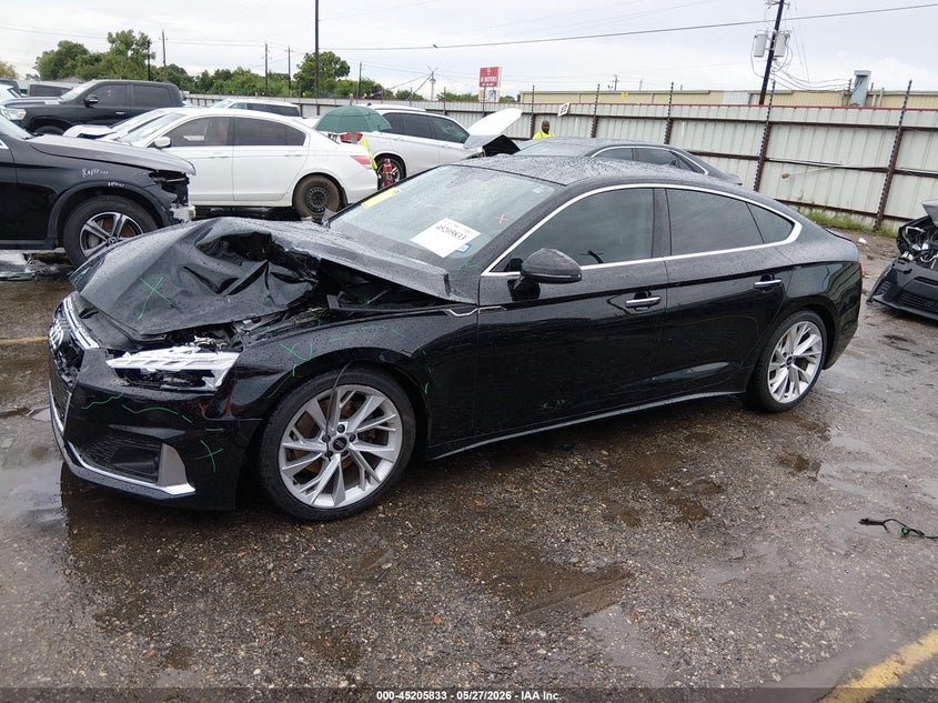 2022 AUDI A5 SPORTBACK auction photo 2