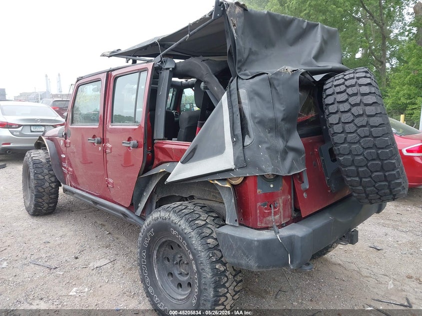 2012 Jeep Wrangler Unlimited Sport VIN: 1C4BJWDG4CL227856 Lot: 45205834