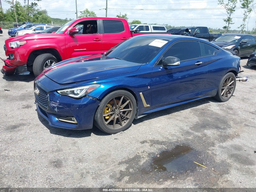 Vin: jn1ev7ekxhm360250, lot: 45703596, infiniti q60 3.0t premium 20172