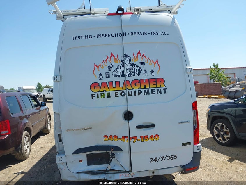 2020 Mercedes-Benz Sprinter 2500 High Roof I4 VIN: W1Y40CHY4LT029013 Lot: 45205888