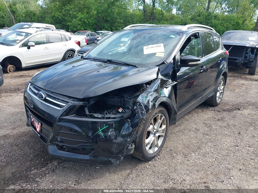 Vin: 1fmcu0jx4gua20330, lot: 45703641, ford escape titanium 20162