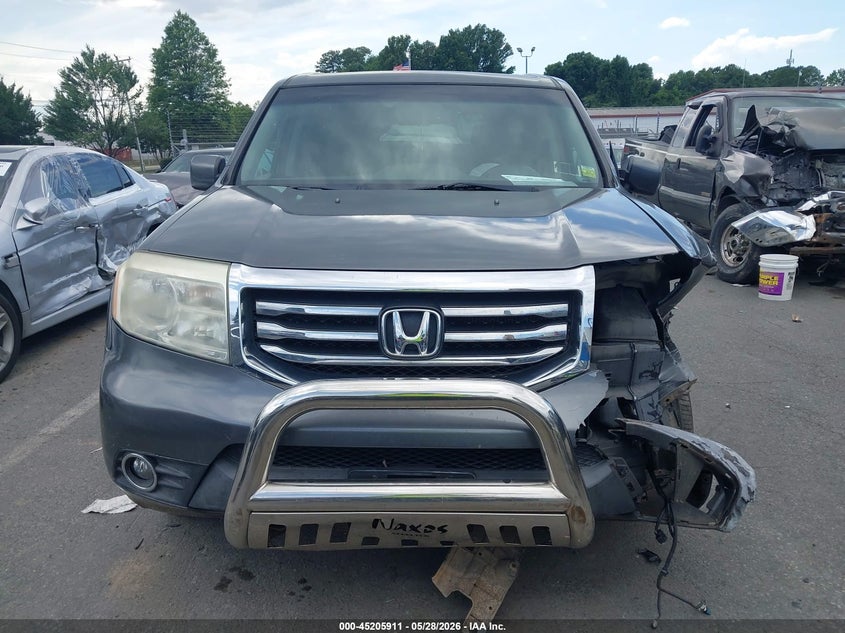 2012 Honda Pilot 3.5 Ex-L grey Lot 111045205911 Vin 5FNYF4H73CB060497