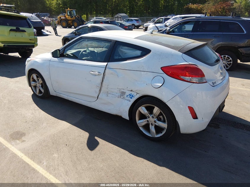 Vin: kmhtc6ad9du121189, lot: 45703666, hyundai veloster base w/gray 20133