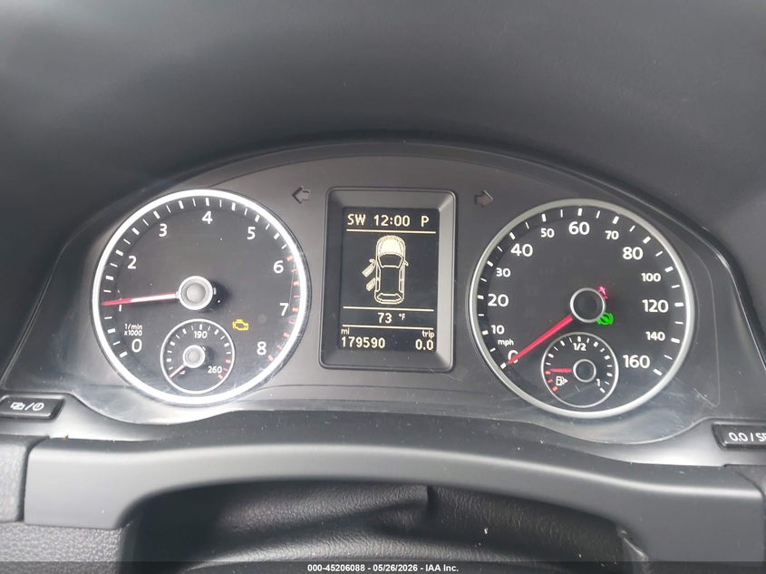 2013 Volkswagen Tiguan Se VIN: WVGAV3AX0DW594722 Lot: 45206088