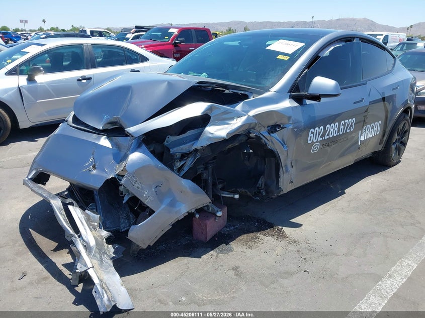 2025 TESLA MODEL Y auction photo 2