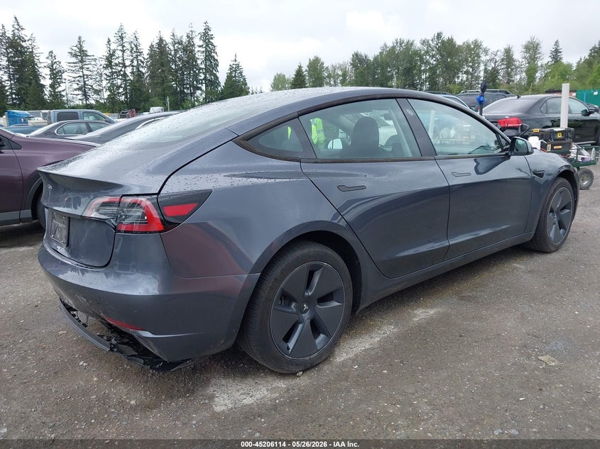 Vin: 5yj3e1ea1pf663109, lot: 45703855, tesla model 3 rear-wheel drive 20234