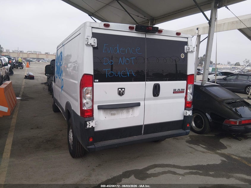 Vin: 3c6trvag0le114966, lot: 45703913, ram promaster 1500 low roof 136 wb 20203