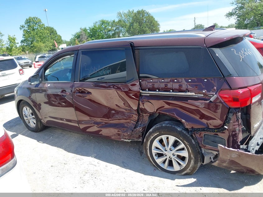 2017 Kia Sedona Lx VIN: KNDMB5C19H6244204 Lot: 45206182