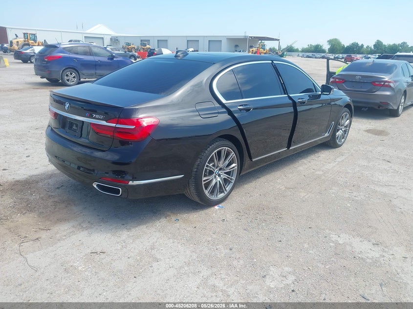 Vin: wba7f2c58gg418515, lot: 45703949, bmw 750i xdrive 20164