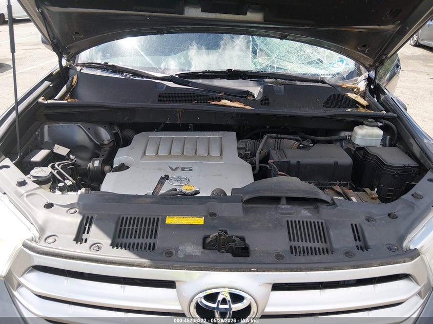 2012 Toyota Highlander 3.5 Base V6 grey Lot 111045206322 Vin 5TDBK3EH1CS095446