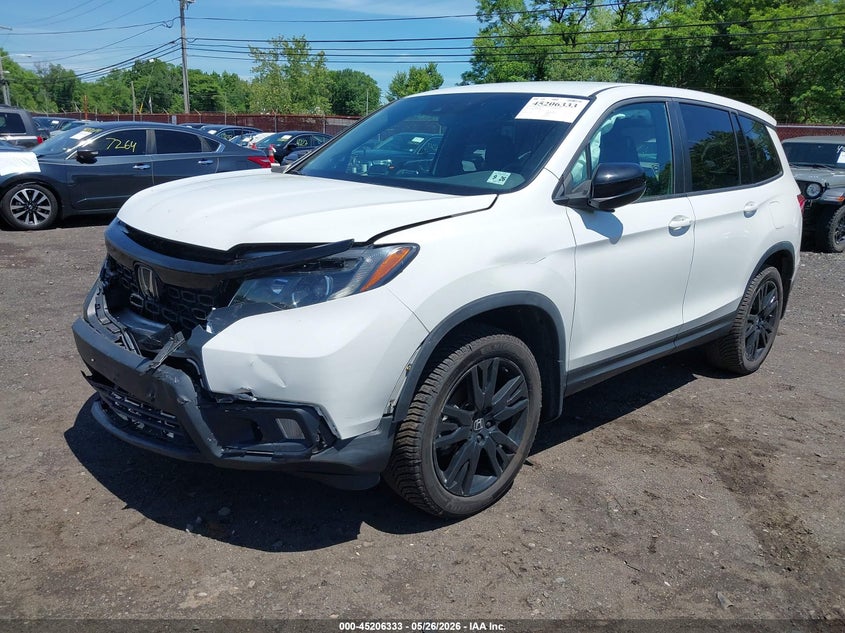 Vin: 5fnyf8h2xmb034346, lot: 45704074, honda passport awd sport 20212