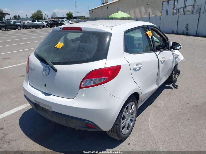 Vin: jm1de1kz8c0138149, lot: 45704109, mazda mazda2 sport 20124