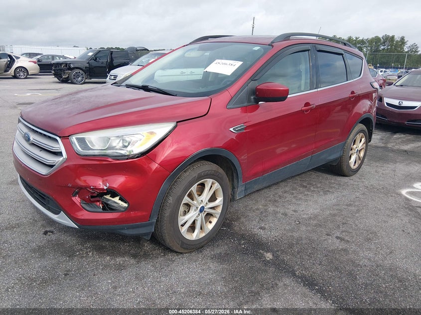 Vin: 1fmcu9hdxjub67095, lot: 45704125, ford escape sel 20182