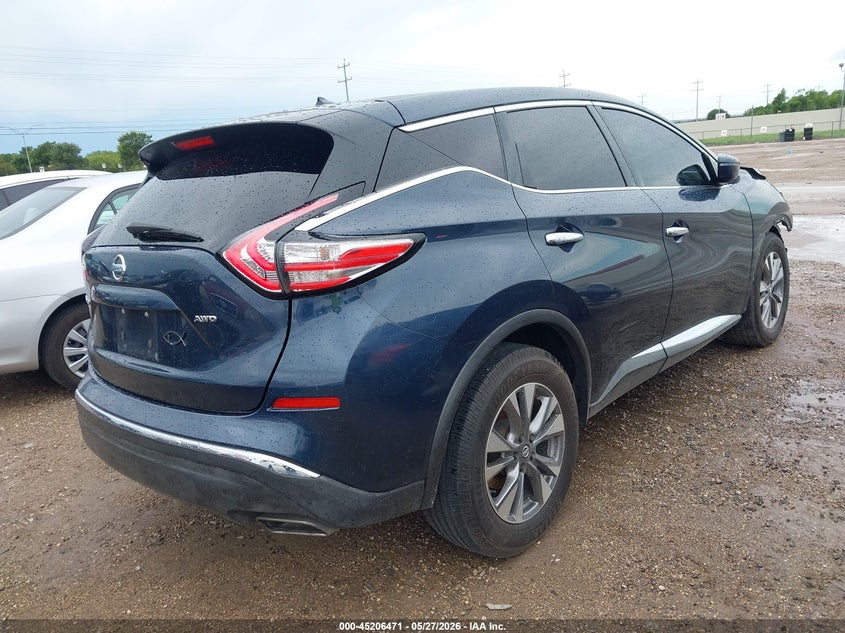 Vin: 5n1az2mh3gn107493, lot: 45704212, nissan murano platinum/s/sl/sv 20164
