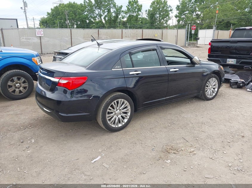 Vin: 1c3bc2fgxbn594283, lot: 45704230, chrysler 200 limited 20114