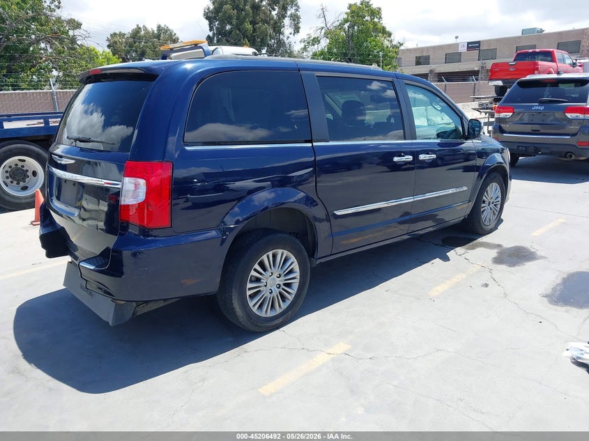 Vin: 2c4rc1cg5gr190214, lot: 45704233, chrysler town & country touring-l anniversary edition 20164